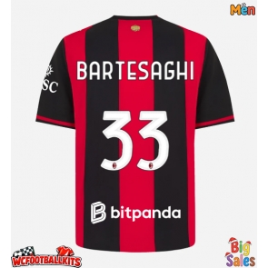 AC Milan Davide Bartesaghi #33 Replica Home Stadium Shirt 2026-27 Short Sleeve